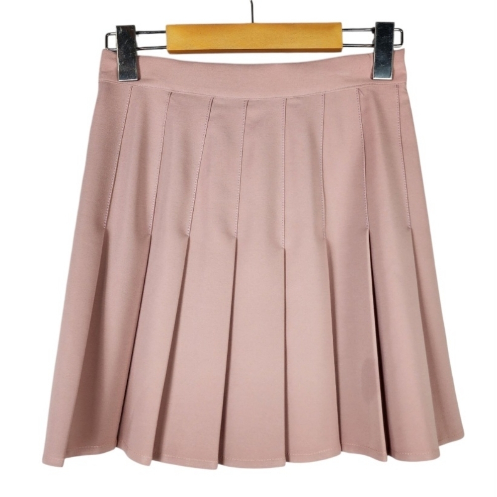 Nasty Gal Pleated Mini Skirt Ballet Pink Size 2 Flirty Coquette Clueless